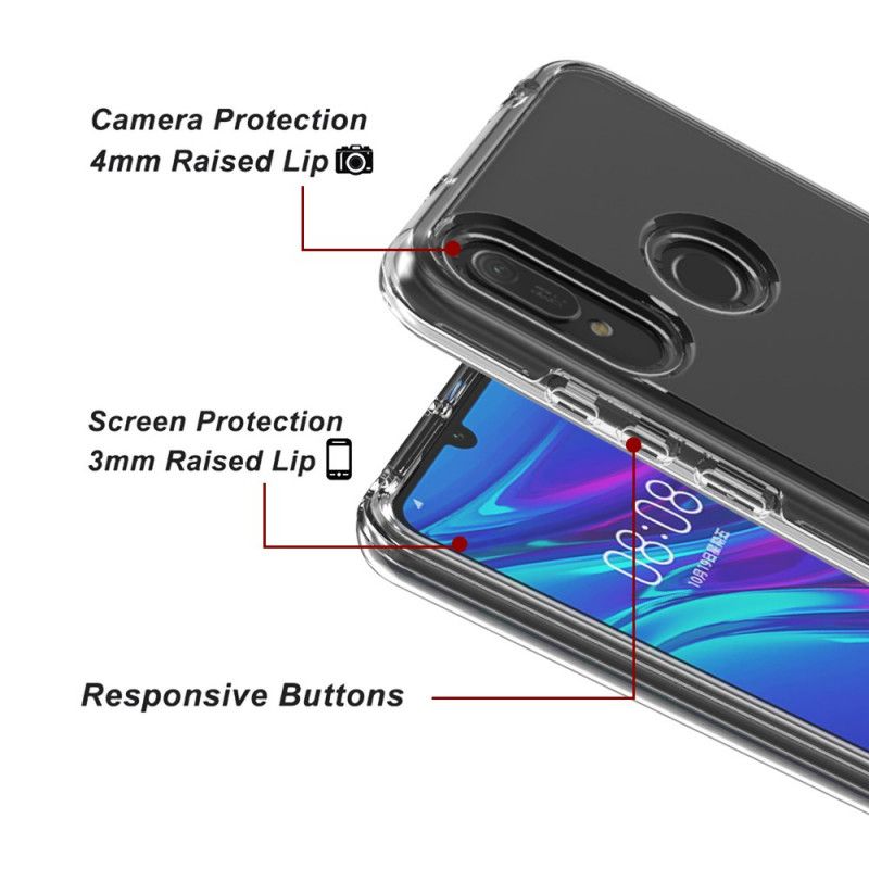 Skal Honor 8A Transparent Flexibelt Silikon