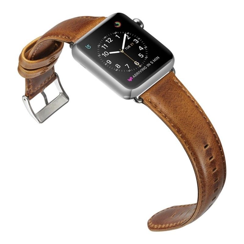 Apple Watch Rem 40 / 38Mm Äkta Vintage Stil Läder