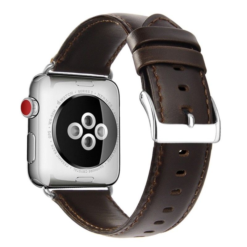 Apple Watch Rem 40 / 38Mm Äkta Vintage Stil Läder