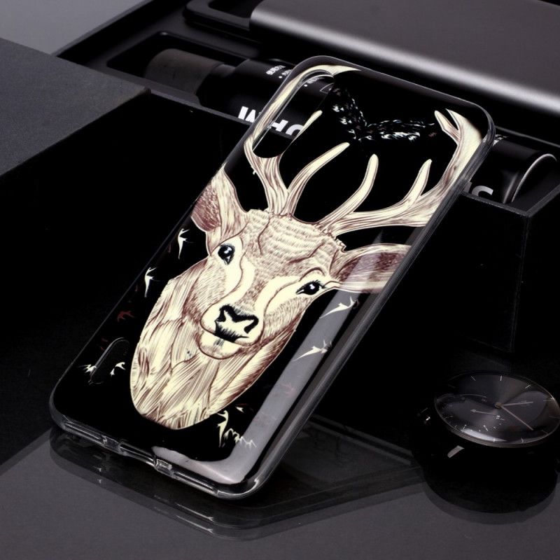 Skal för Xiaomi Mi A3 Fluorescerande Majestätisk Hjort