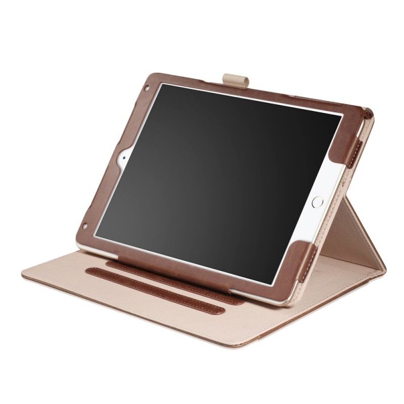 Läderskal iPad Air / Air 2 Svart Retro Lädereffekt