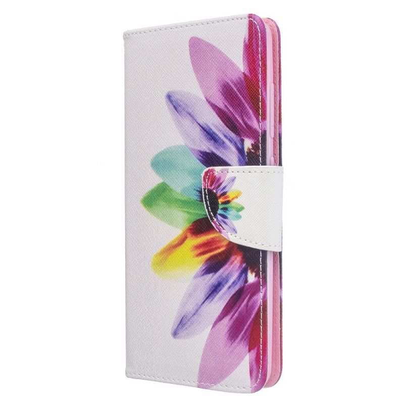Fodral Samsung Galaxy A51 Akvarellblomma