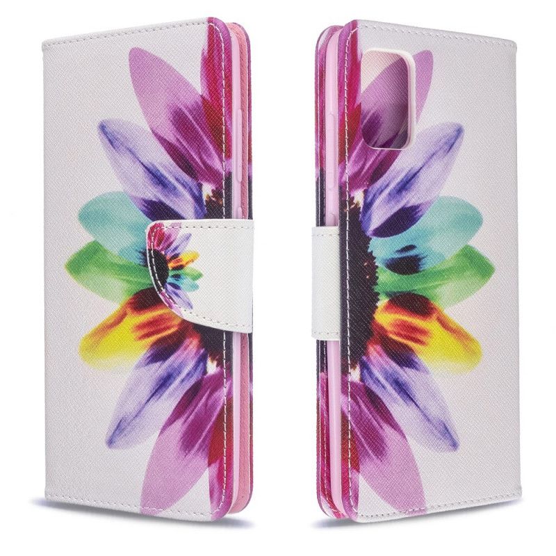 Fodral Samsung Galaxy A51 Akvarellblomma