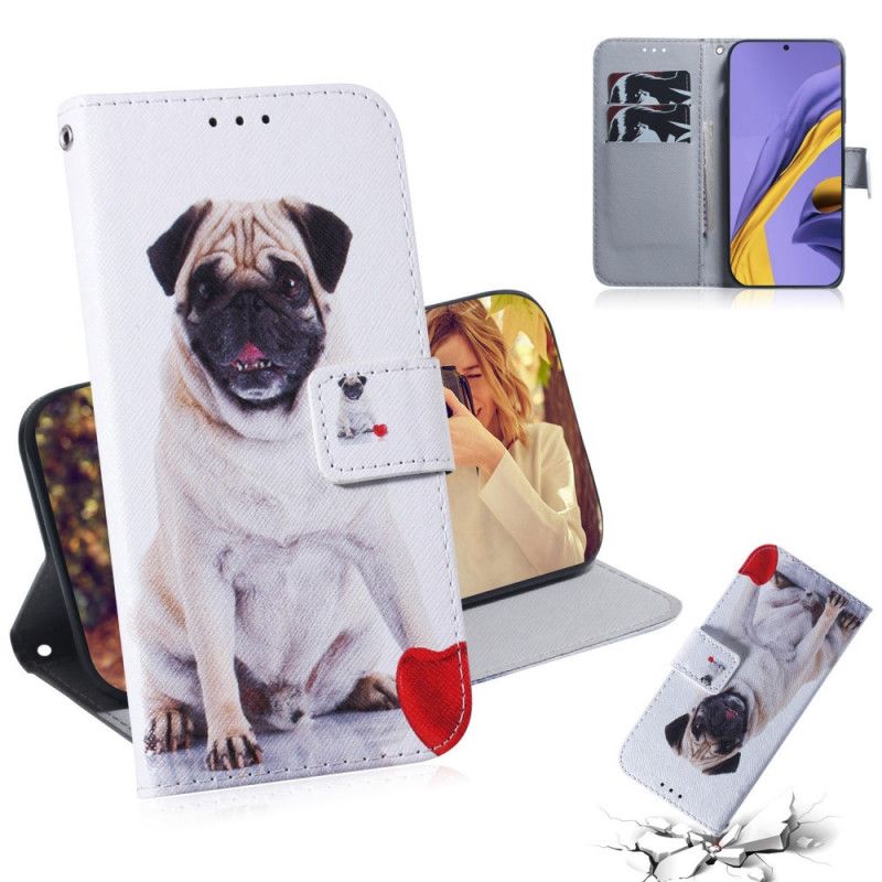 Fodral Samsung Galaxy A51 Mopshund