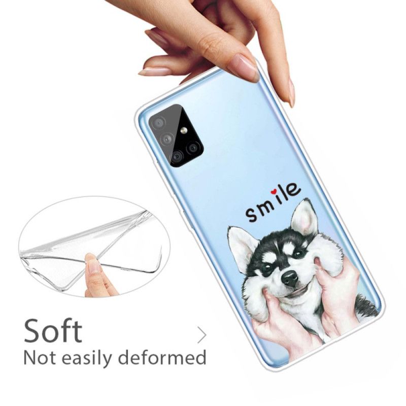 Skal för Samsung Galaxy A51 Leendehund