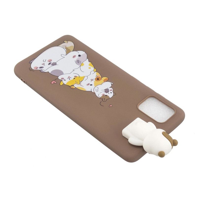 Skal Samsung Galaxy A51 3D Hög Med Katter