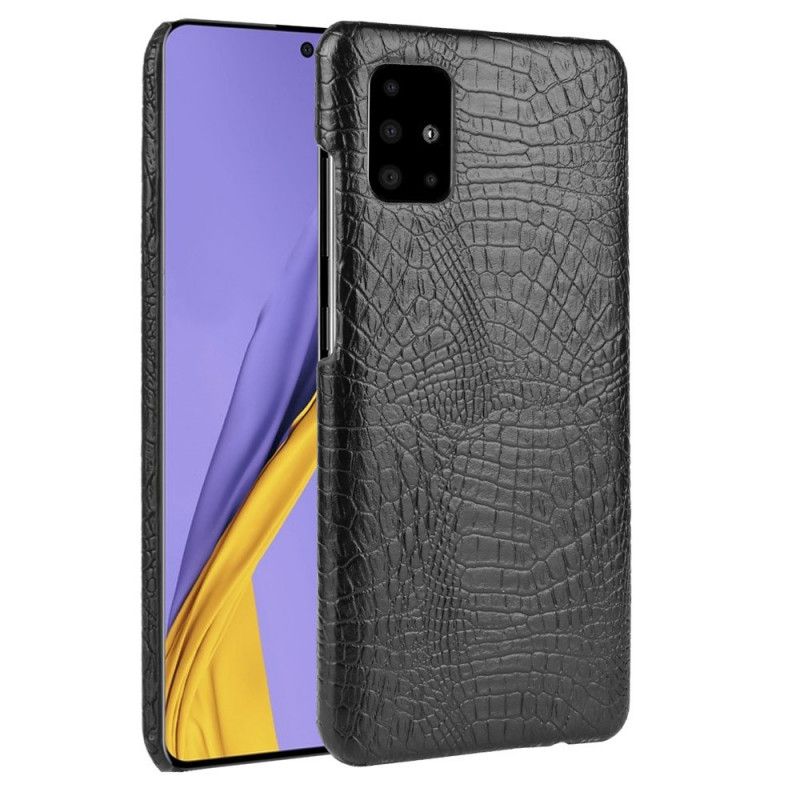 Skal Samsung Galaxy A51 Svart Krokodilhudeffekt