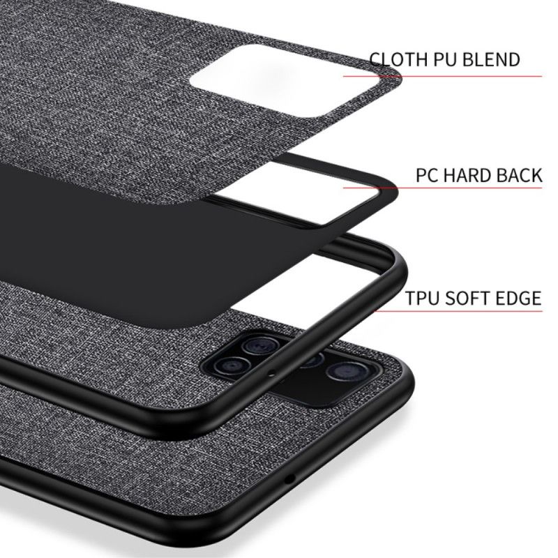 Skal Samsung Galaxy A51 Svart Tygstruktur