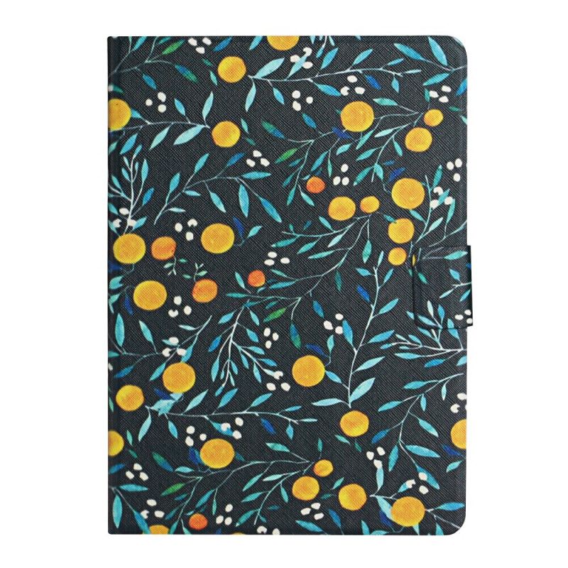 Fodral för Samsung Galaxy Tab S6 Grå Blommor Blommor Blommor