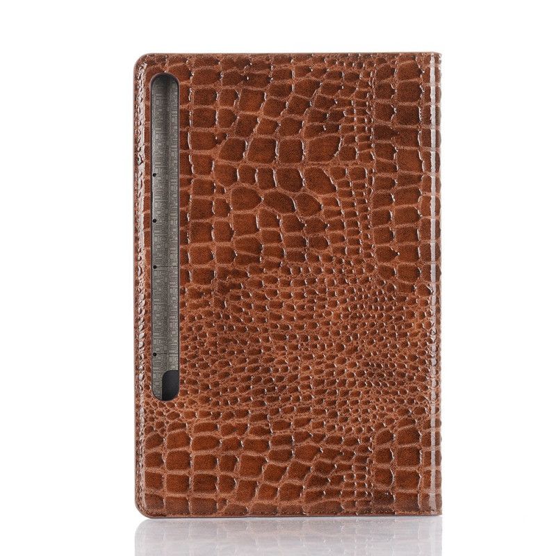 Fodral Samsung Galaxy Tab S6 Svart Krokodilstruktur