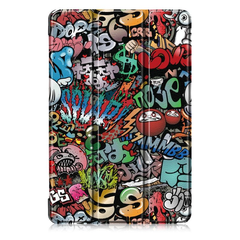 Smart Fodral Samsung Galaxy Tab S6 Graffiti Pennhållare