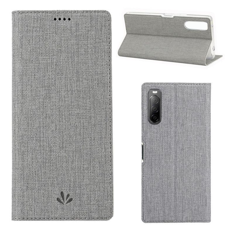 Folio-fodral Sony Xperia 10 II Svart Strukturerad Vili Dmx