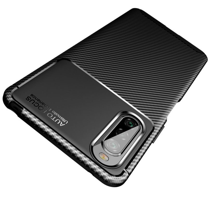 Skal Sony Xperia 10 II Svart Flexibel Kolfiber