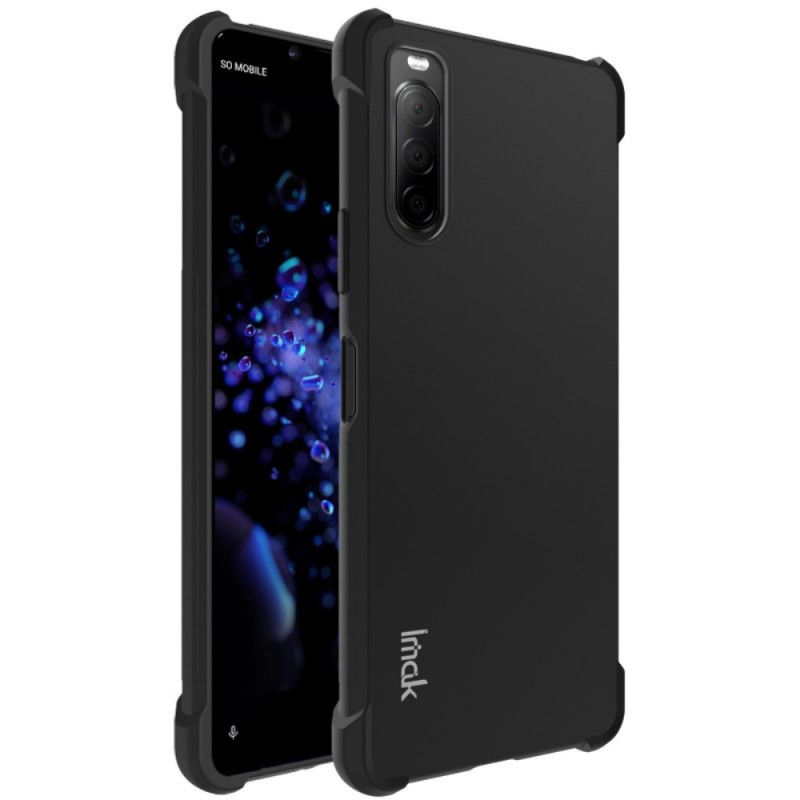 Skal Sony Xperia 10 II Svart Mobilskal Imak Silkeslen