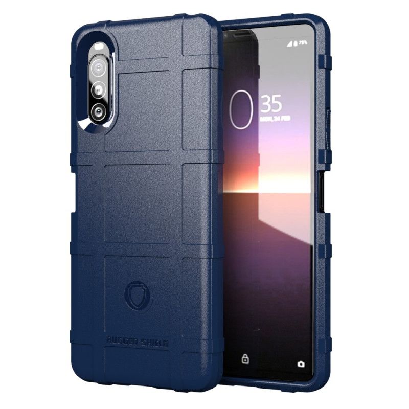 Skal Sony Xperia 10 II Svart Mobilskal Robust Sköld