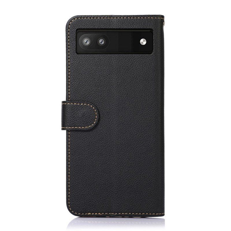Fodral Google Pixel 6A Lychee Style Rfid Khazneh