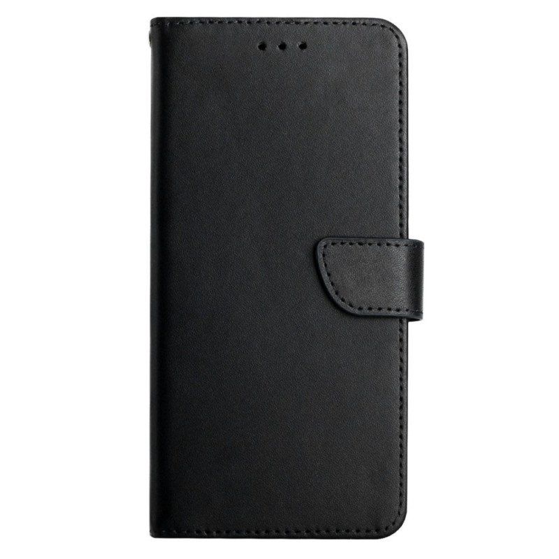 Fodral Moto E40 / E30 / E20 Äkta Nappaläder