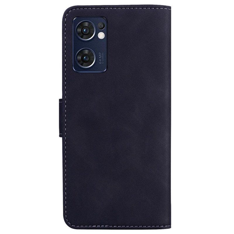 Fodral Oppo Find X5 Lite Skin-touch Butterfly