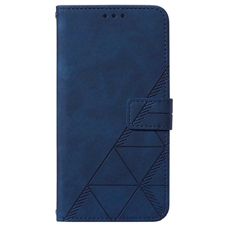 Fodral Realme 9 Pro 5G Pyramid Lädereffekt