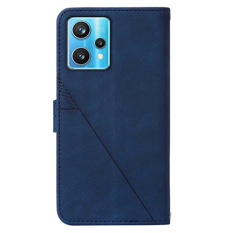 Fodral Realme 9 Pro 5G Pyramid Lädereffekt