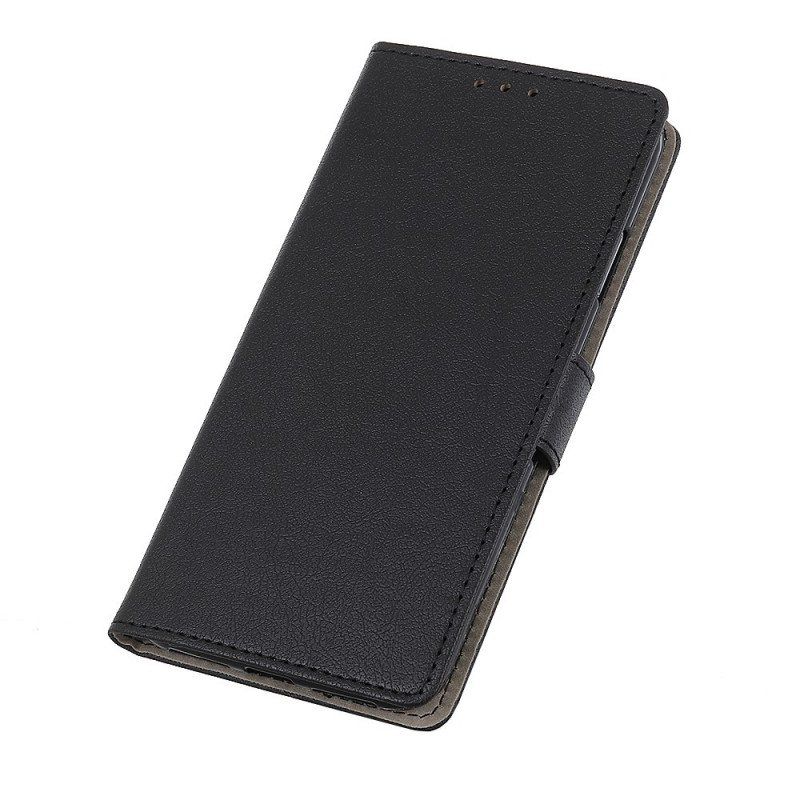 Fodral Realme GT Neo 3T / Neo 2 Premium Litchi Konstläder