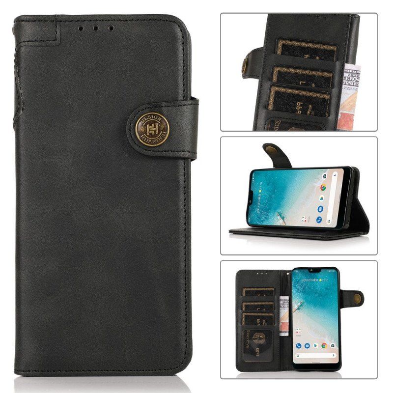 Fodral Samsung Galaxy A13 5G / A04s Khazneh Magnetisk Knapp