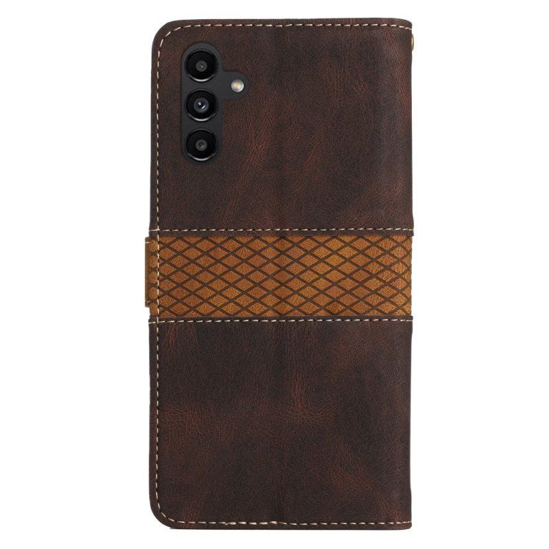 Fodral Samsung Galaxy A14 / A14 5G Med Kedjar Strappy Mönster