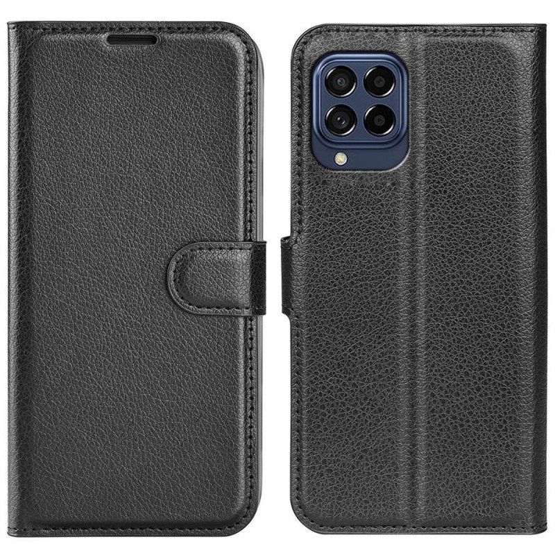 Fodral Samsung Galaxy M33 5G Lychee Läderstil