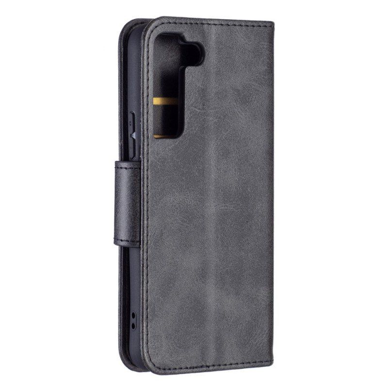 Fodral Samsung Galaxy S22 5G Folio-fodral Slät Flap Sned