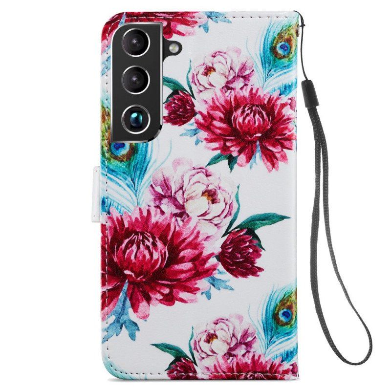 Fodral Samsung Galaxy S22 Plus 5G Intensiva Blommor