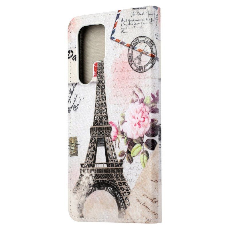 Fodral Samsung Galaxy S23 Ultra 5G Vintage Eiffeltornet