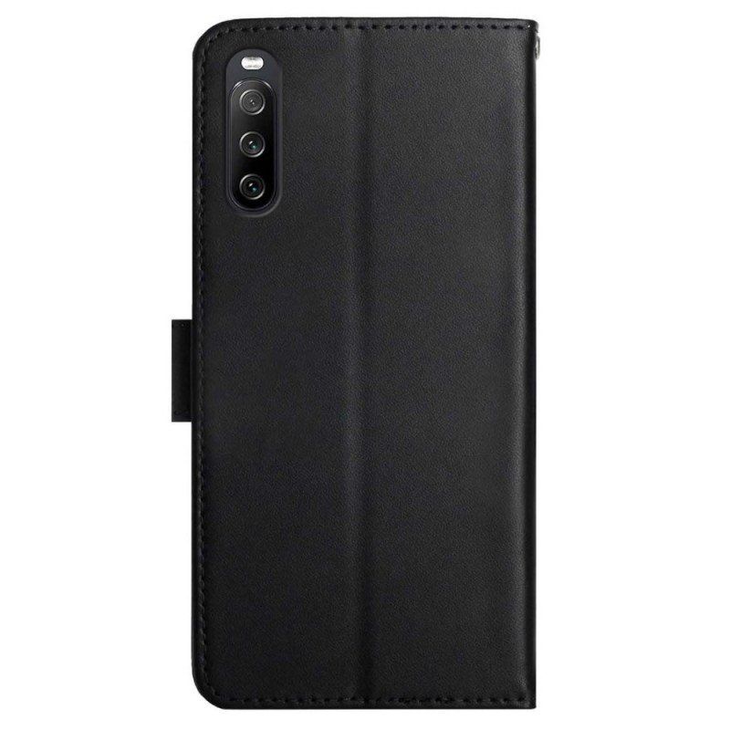 Fodral Sony Xperia 10 IV Äkta Nappaläder