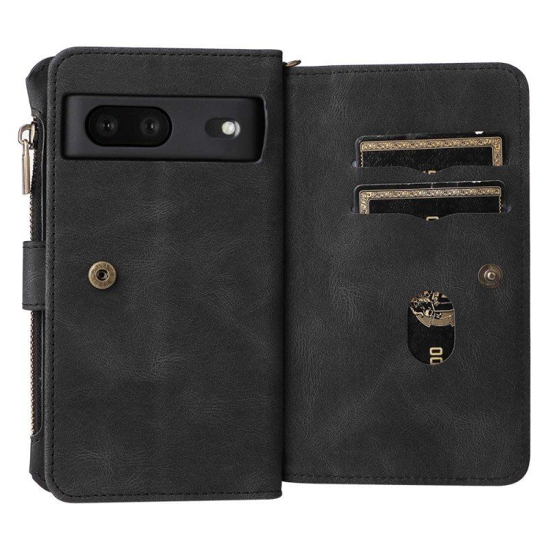 Folio-fodral Google Pixel 7 Vintage Multifunktionell