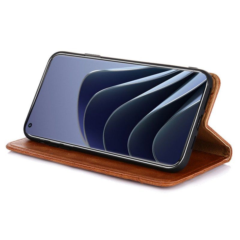 Folio-fodral OnePlus 10 Pro 5G Läderfodral Dekorativa Nitar