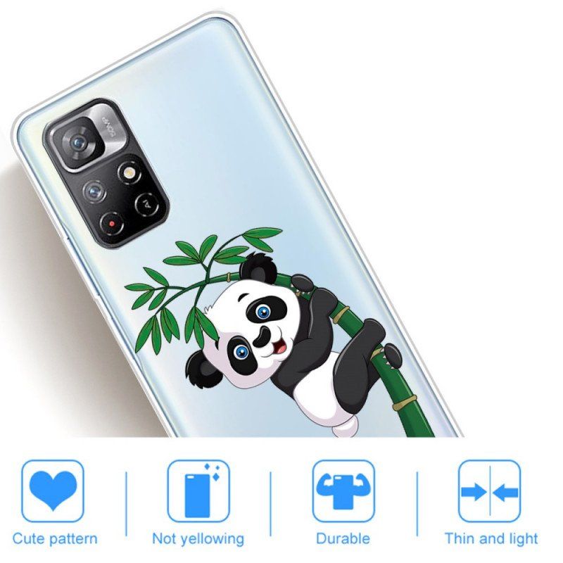 Mobilskal Xiaomi Redmi Note 11 Pro Plus 5G Panda På Bambu