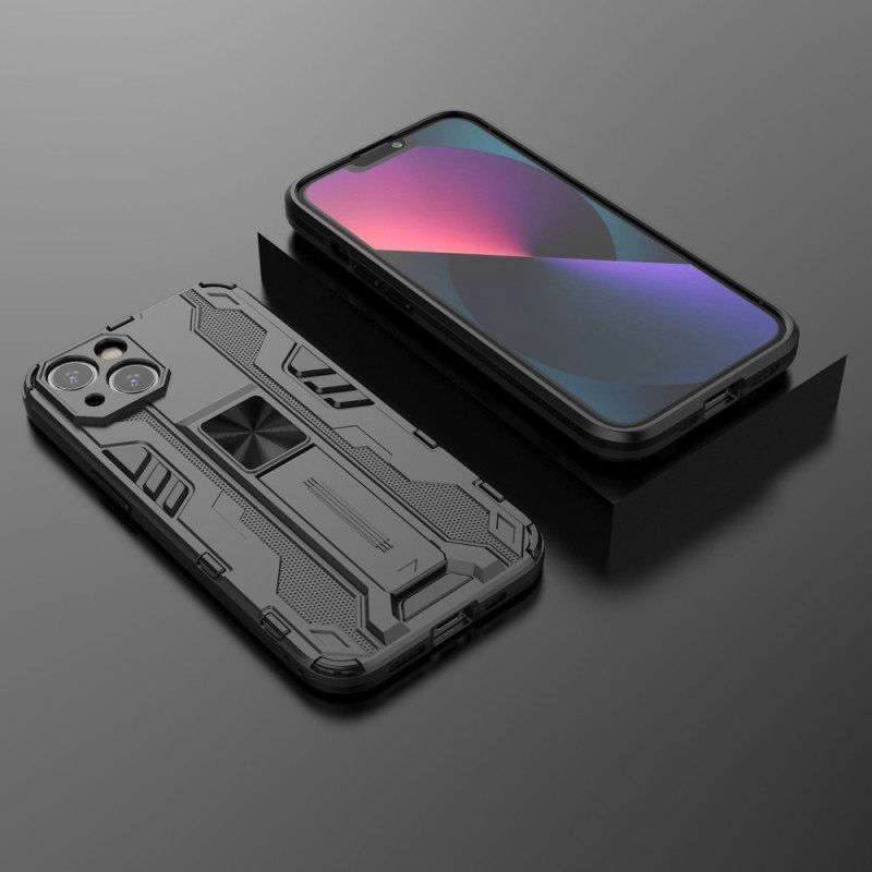Skal iPhone 14 Plus Vertikalt Och Horisontellt Avtagbart Stöd