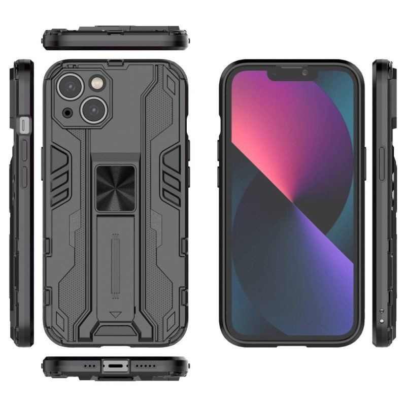 Skal iPhone 14 Plus Vertikalt Och Horisontellt Avtagbart Stöd