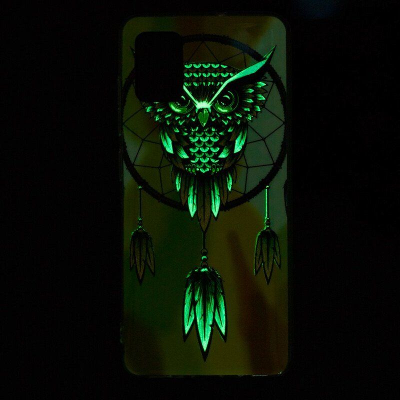 Skal Xiaomi Redmi Note 10 / 10S Fluorescerande Owl Dream Catcher